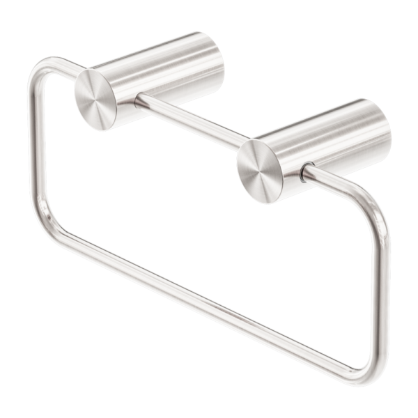 Zen Hand Towel Ring, Finish: Brushed Nickel
