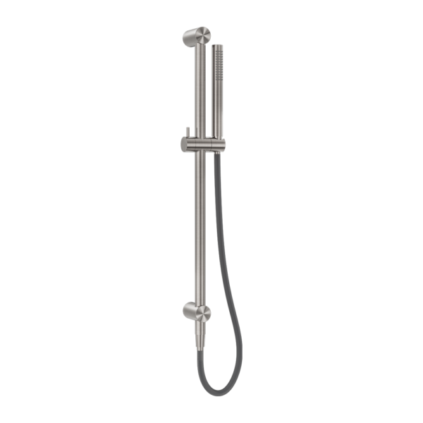 Zen Shower Rail With Outdoor Shower Hose, Finish: Brushed Nickel