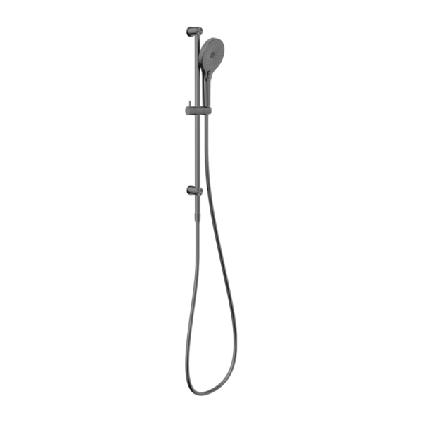 Mecca Shower Rail, Finish: Gun Metal