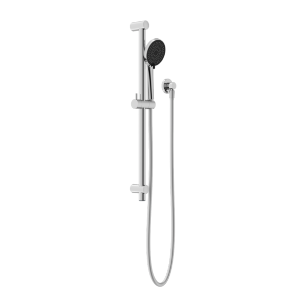 Round Metal Project Rail Shower, Finish: Chrome