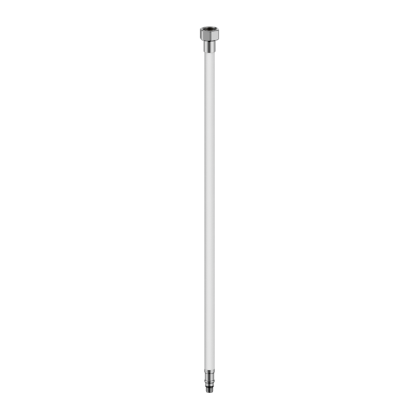 Premium Flexible Mixer Tap Hose Pair, Finish: Chrome