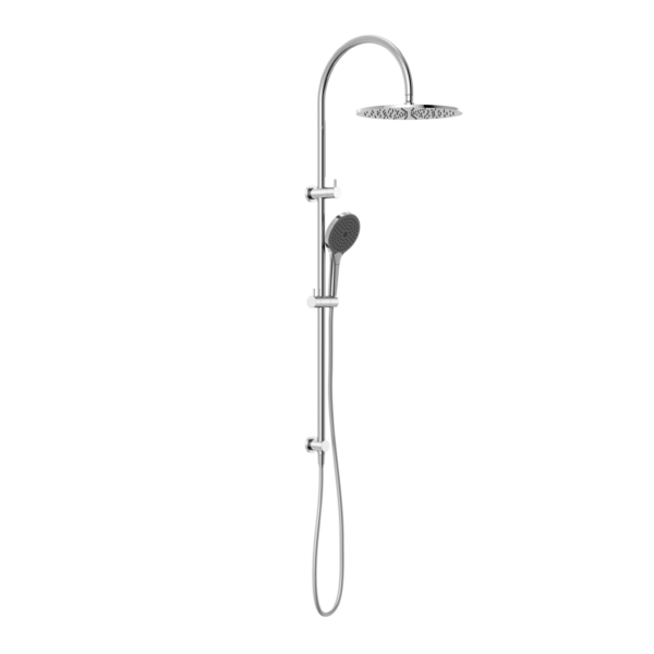 Mecca Twin Shower With Air Shower II, Finish: Chrome