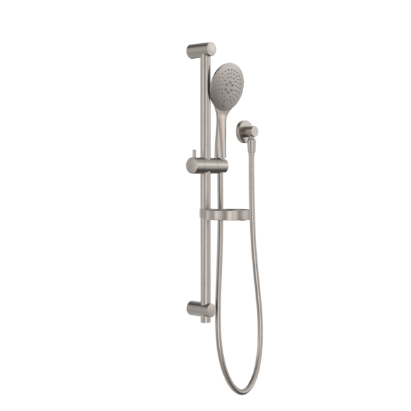 Builder Project Rail Shower - Brushed Nickel, Finish: Brushed Nickel
