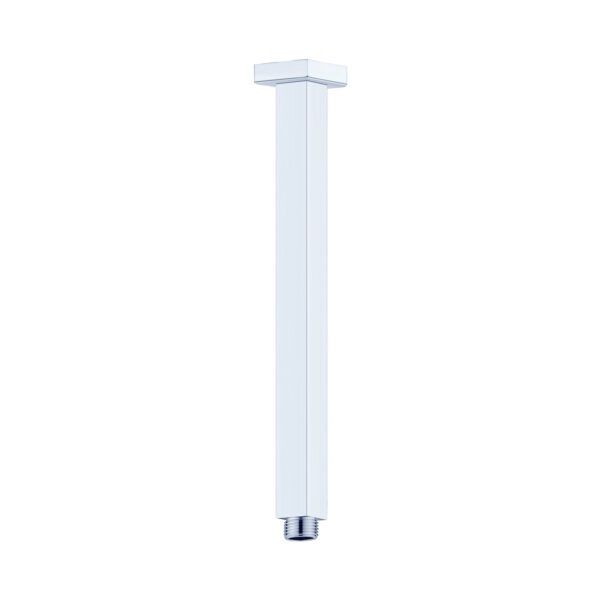 Square Ceiling Arm, Finish: Chrome, Size: 300mm