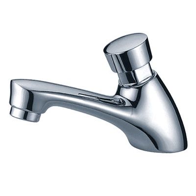 Classic Push Tap, Finish: Chrome
