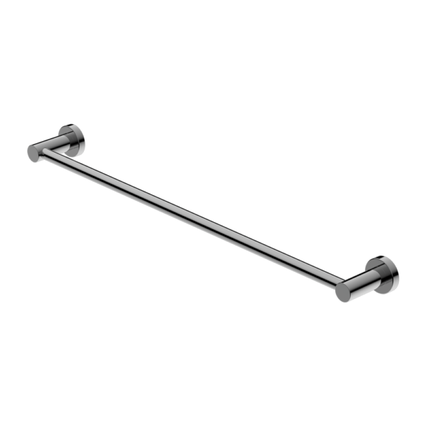 Mecca Single Towel Rail, Finish: Chrome, Size: 600mm