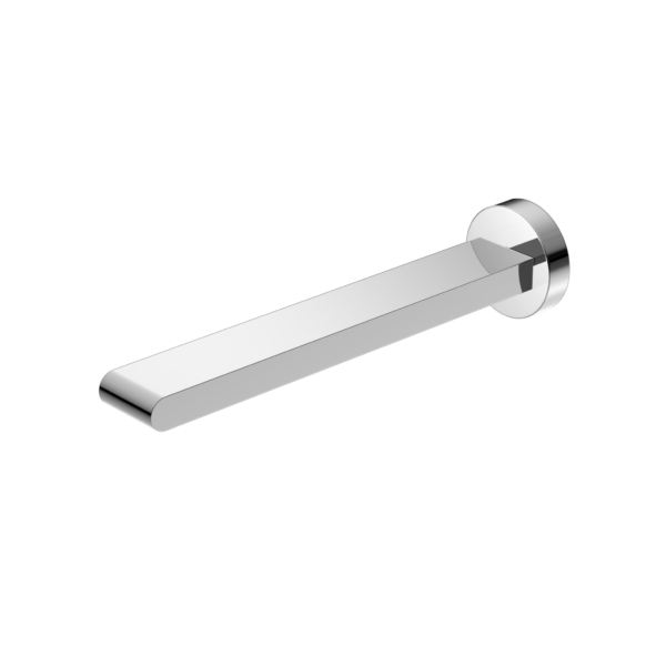 Bianca Fixed Bath Spout Only, Finish: Chrome, Size: 240mm