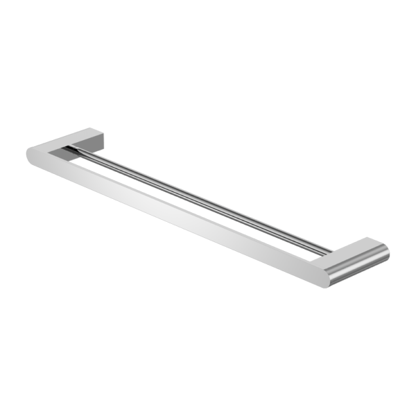 Bianca Double Towel Rail, Finish: Chrome, Size: 600mm