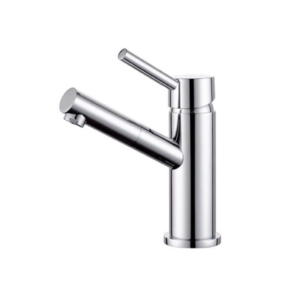 Dolce Basin Mixer Angle Spout, Finish: Chrome