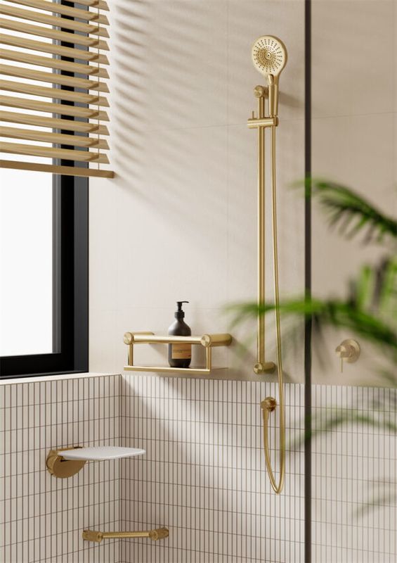 Mecca Care 25Mm Grab Rail And Adjustable Shower Rail Set 900Mm