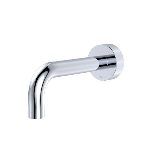 KAYA Wall Basin/Bath Outlet 130mm Round Plate LF, Finish: Chrome