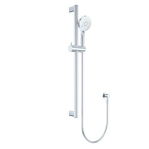 Care Rail Shower Set, Finish: Chrome