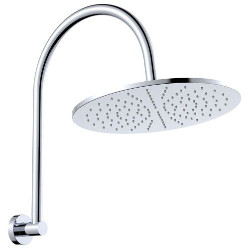 EMPIRE SLIM Curved Shower Arm Set, Finish: Chrome