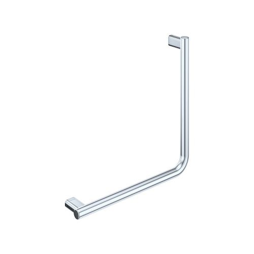 Care 90° Ambulant Grab Rail, Finish: Polished Stainless Steel
