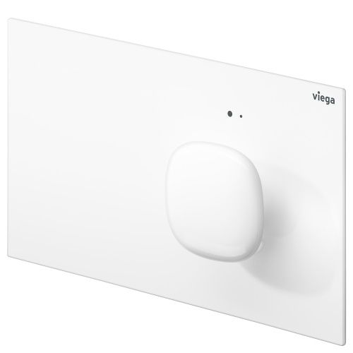 Raised Knob Flush Plate and Electronics Kit, Finish: White