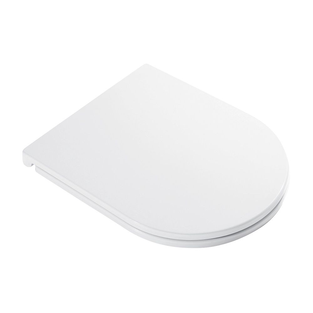 Koko Slim Toilet Seat 460x360mm, Finish: Gloss White