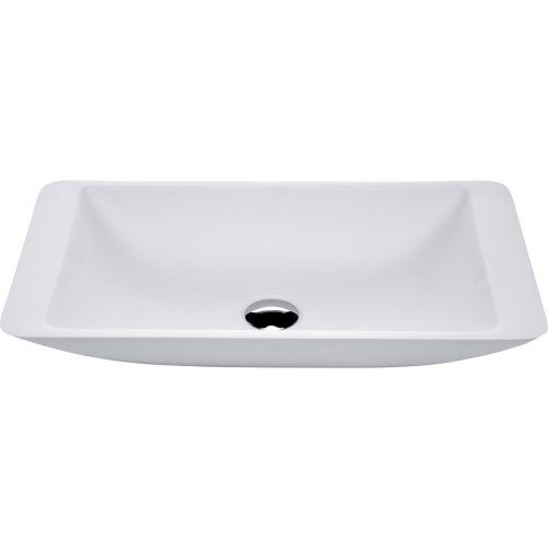 CLASSIQUE 600 Cast Stone Basin, Finish: Matte White
