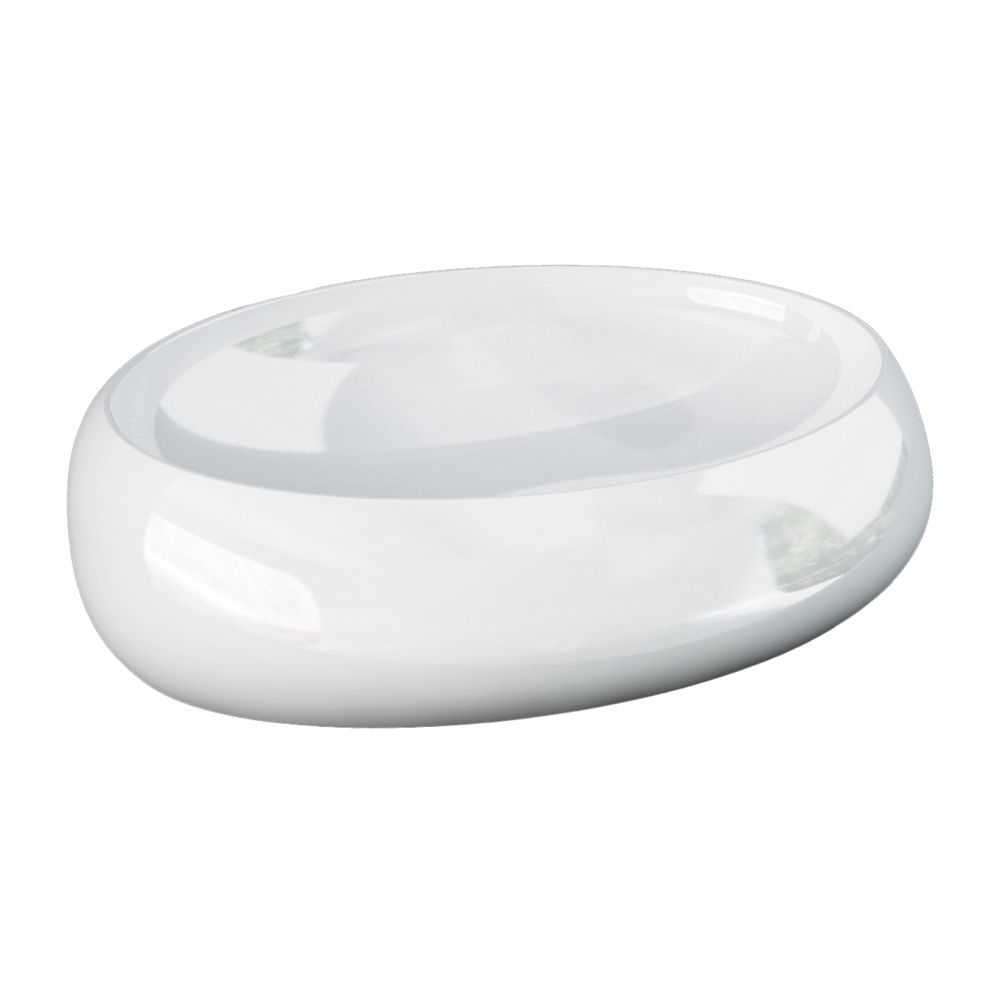 RAK CLOUD Above Counter Basin, Finish: Gloss White