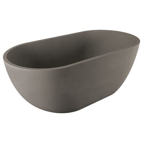 Jada Concrete Bath, Finish: Warm Grey