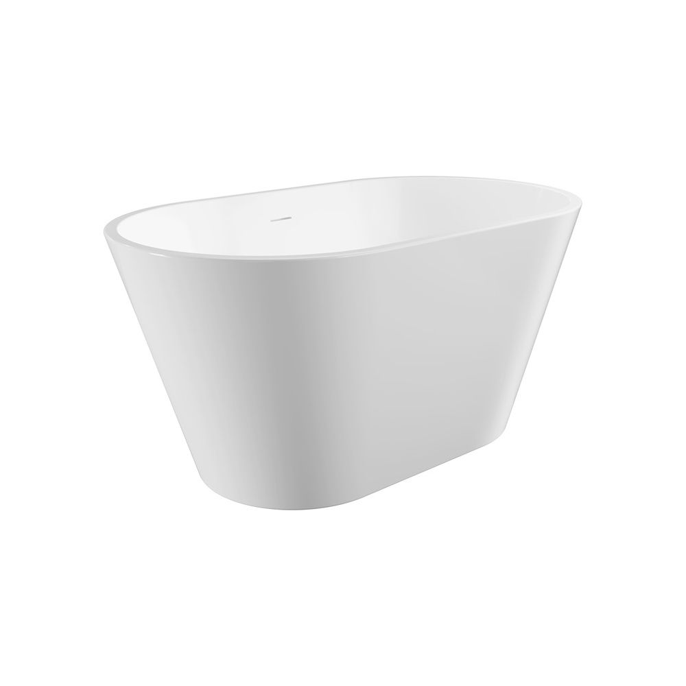 Austin Freestanding Acrylic Bath with Overflow, Size: 1200mm