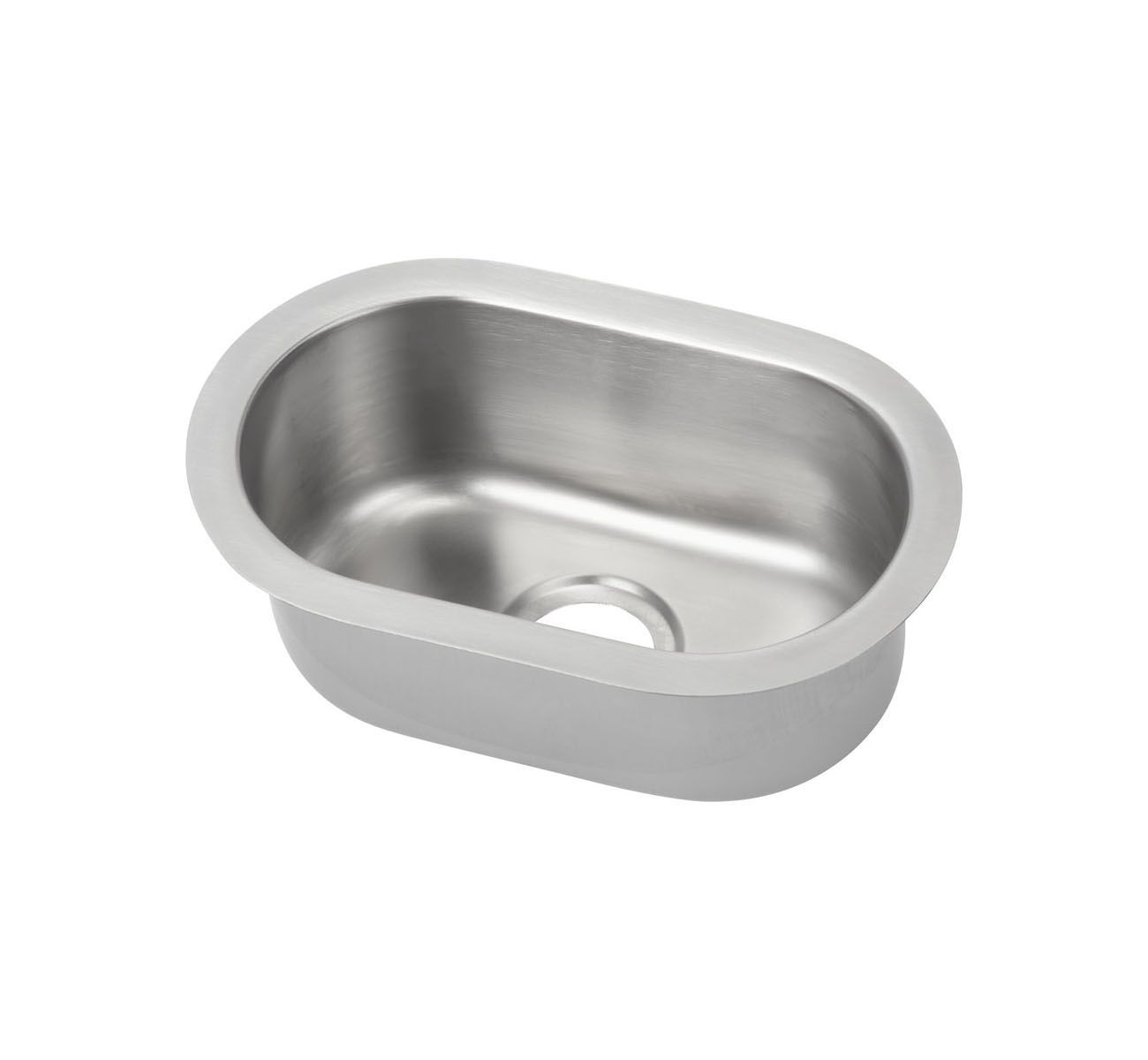 Pressed Sink Bowl, Option: 40mm Cente Outlet, Size: 140x250x110