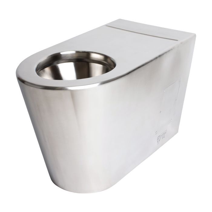 Disabled Wall Faced Pan, Option: Pan - P Trap