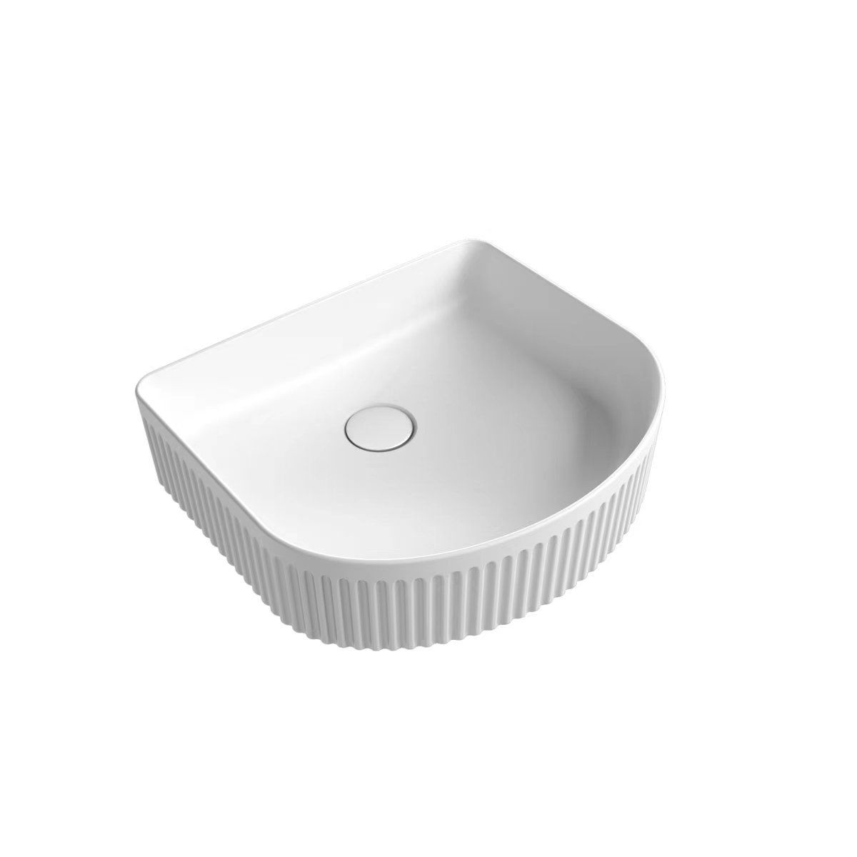 Cyrus Above Counter Basin, Colour: Gloss White