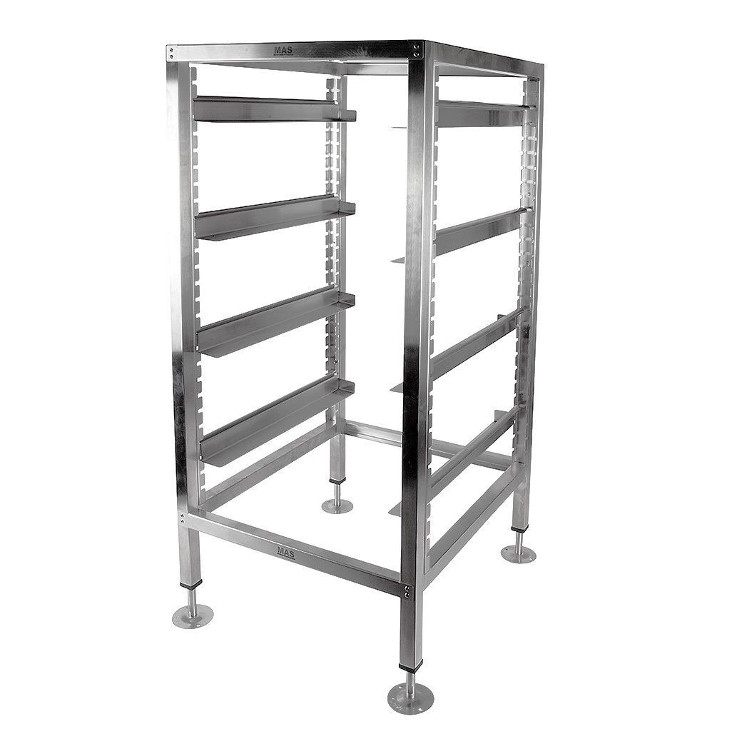 Glass Rack and Bench Support, Option: Complete glass rack bay
