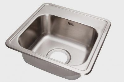 Inset Flushline Sink With Fixings &amp; Seal, Option: Bar Sink