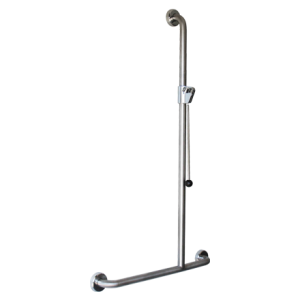 Shower Grab Rail Satin Stainless Steel, Option: Left