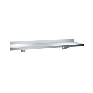 Shelf with Backsplash, Size: 125x460