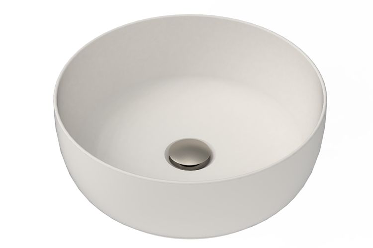 Glam Round - Italian Ceramic Above Counter Basin