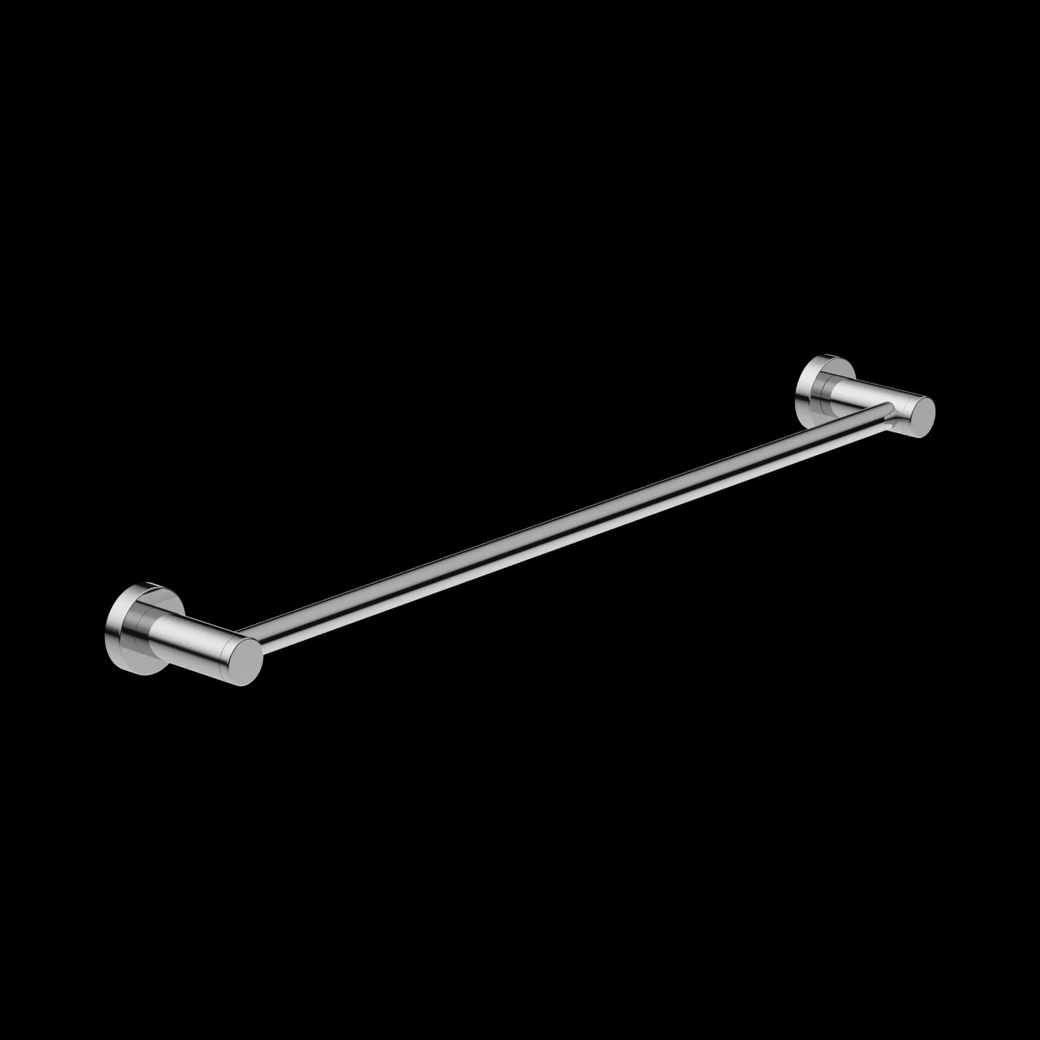 Dolce II Single Towel Rail, Finish: Chrome, Size: 600mm