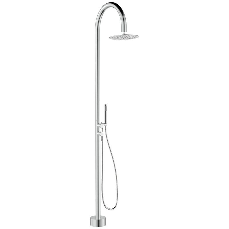 Kaya Floor Mounted Outdoor Twin Shower