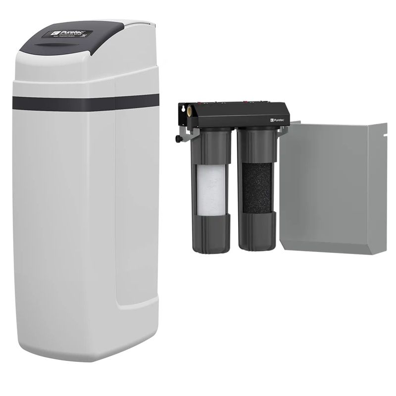 Puretec Water Softner &amp; Filter Package (SOL40-E3 +WH2-55AMC-LF)