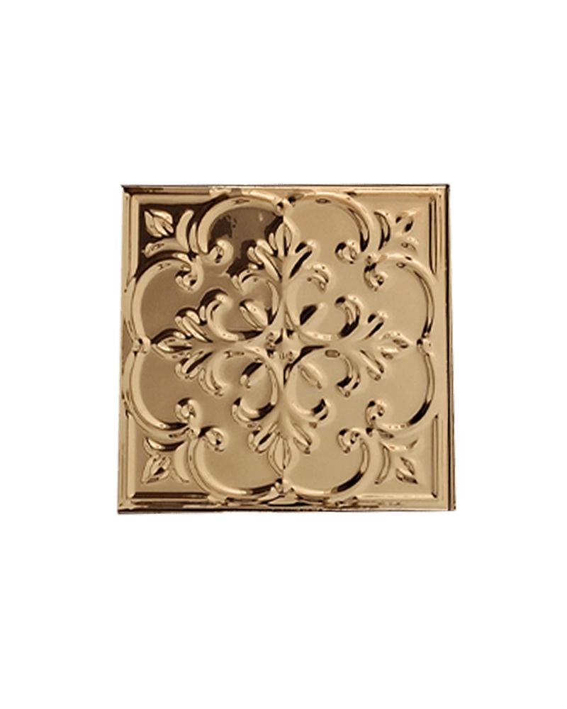 Luxury Pattern, Colour: Gold Flower, Size: 200x200