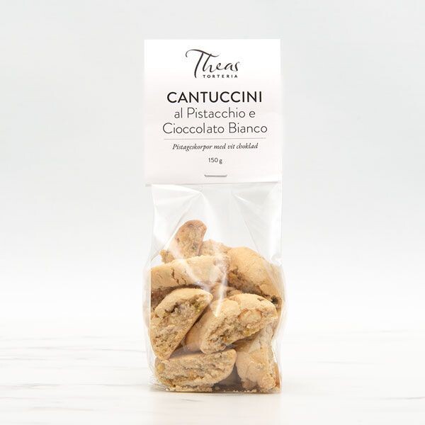Cantuccini al pistacchio e cioccolato bianco