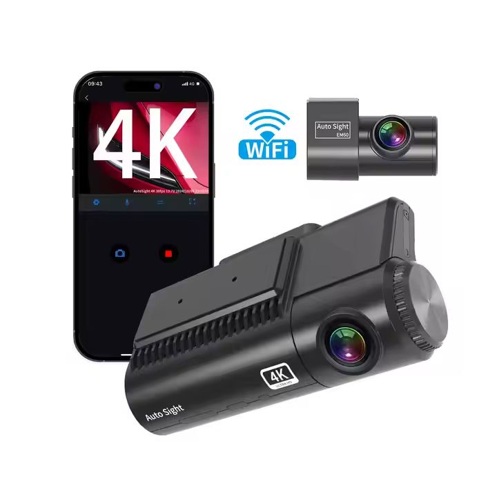 4K  كاميرا أمامية وخلفية بدقة  EM60