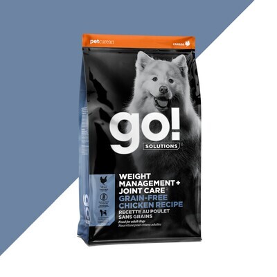 GO! – Weight Management + Joint Care Poulet Sans Grains pour chien