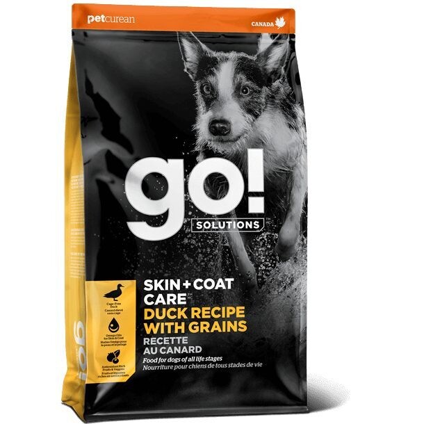 GO! – Formule Skin+Coat Canard pour chien 11.4 kg