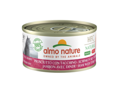 ALMO NATURE – Jambon/dinde Made in Italy pour chat