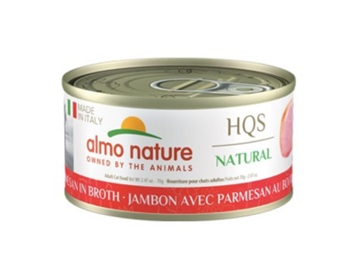 ALMO NATURE – Jambon/parmesan Made in Italy pour chat