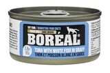 BORÉAL Nourriture en conserve – Formule Thon et Poisson Blanc en sauce 80gr