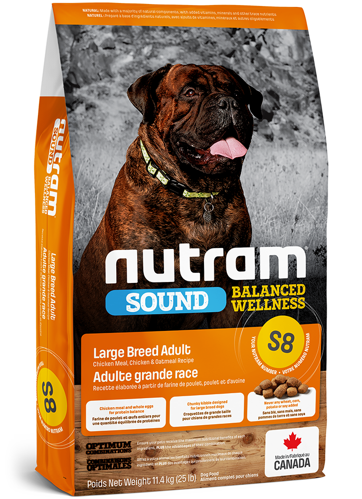 NUTRAM Nourriture sèche – Sound Balanced grandes races S8 pour chien adulte