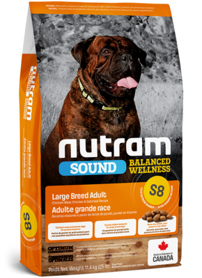 NUTRAM Nourriture sèche – Sound Balanced grandes races S8 pour chien adulte