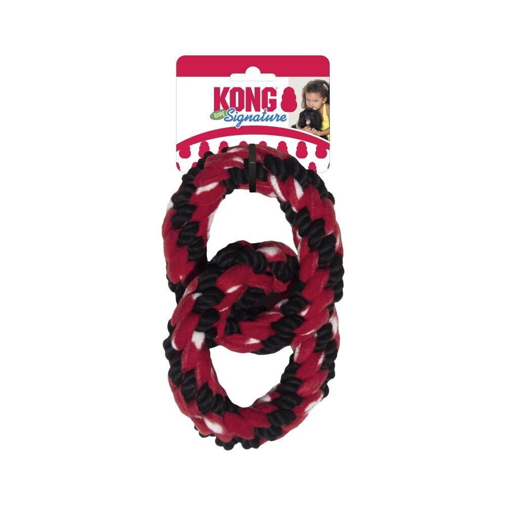 KONG – Double anneau Tug pour chien