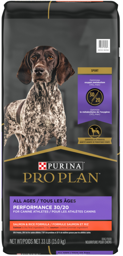 PROPLAN Nourriture sèche – Formule Toute étape de vie Sport pour chien 15kg au Saumon