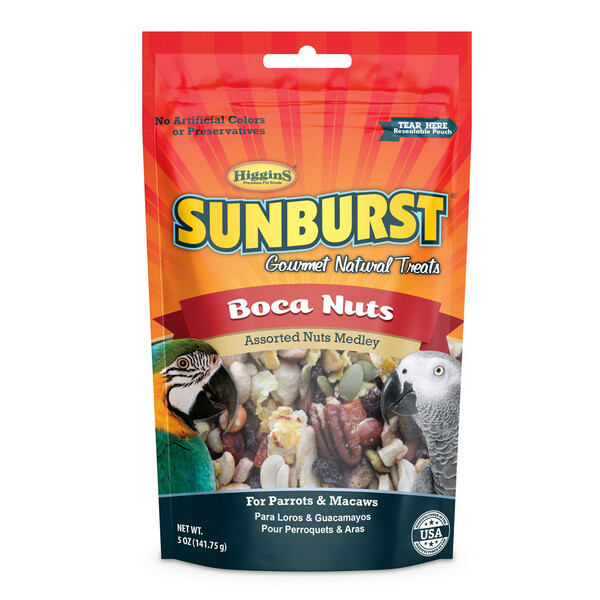Sunburst Treat - Grand Hookbill - Boca Nuts 5 OZ