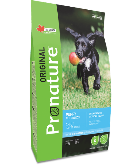 PRONATURE ORIGINAL Nourriture sèche – Formule Chiot pour chien 11.3kg