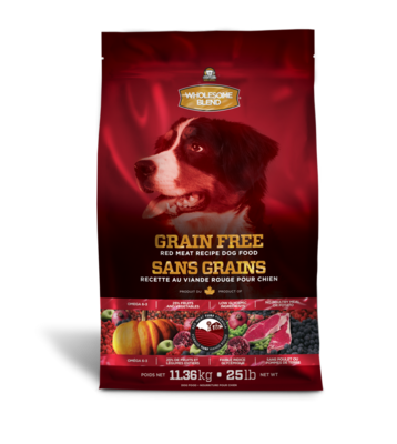 WHOLESOME BLEND Nourriture sèche – Formule Viande Rouge Sans grain pour chien